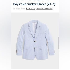 Vineyard Vines boys seersucker blazer